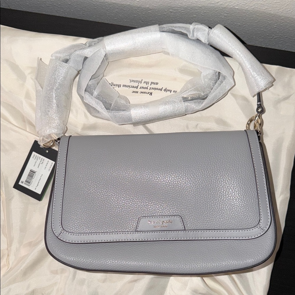 Kate Spade Light Gray Crossbody Bag